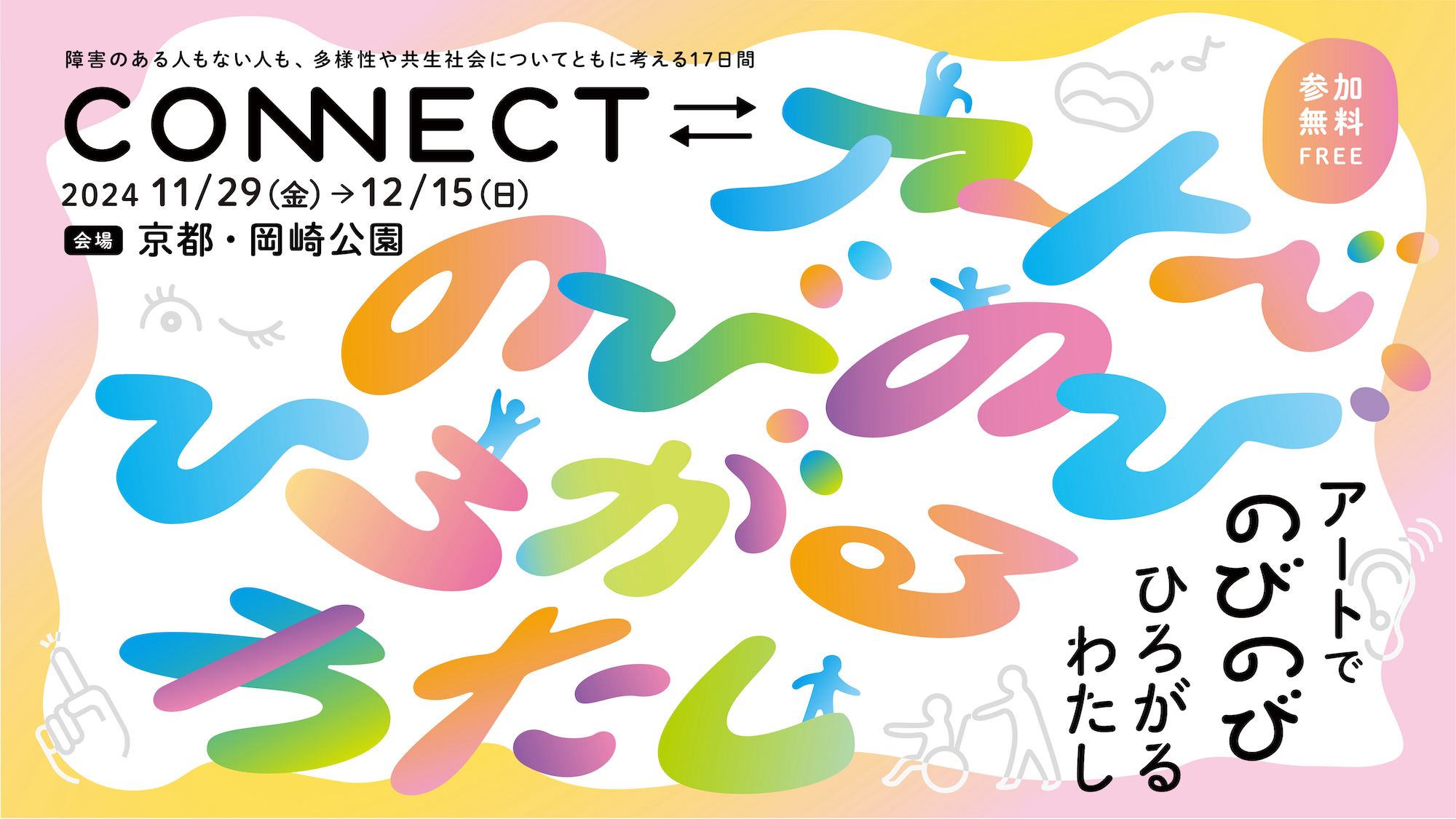 CONNECT⇄＿アートでのびのびひろがるわたし | ロームシアター京都